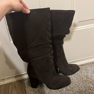 Brown Suede Boots size 8 women’s